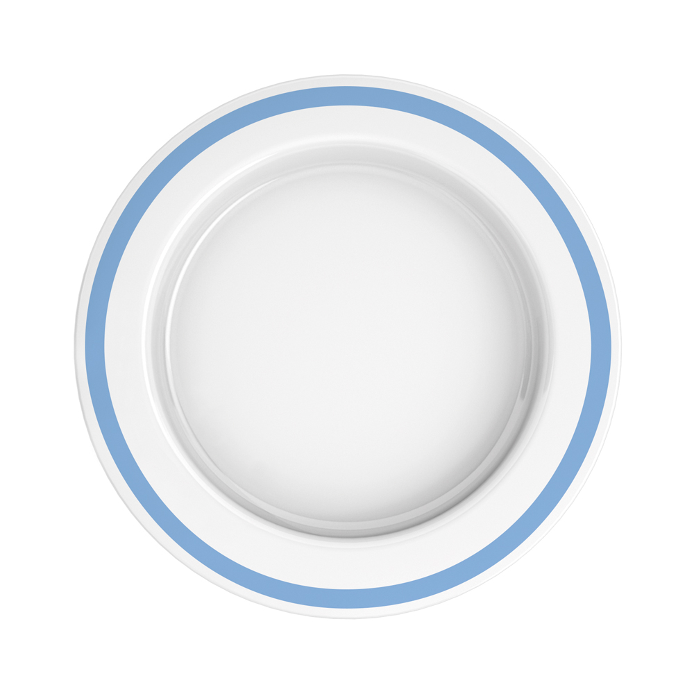 Großer Teller mit Kipp-Trick