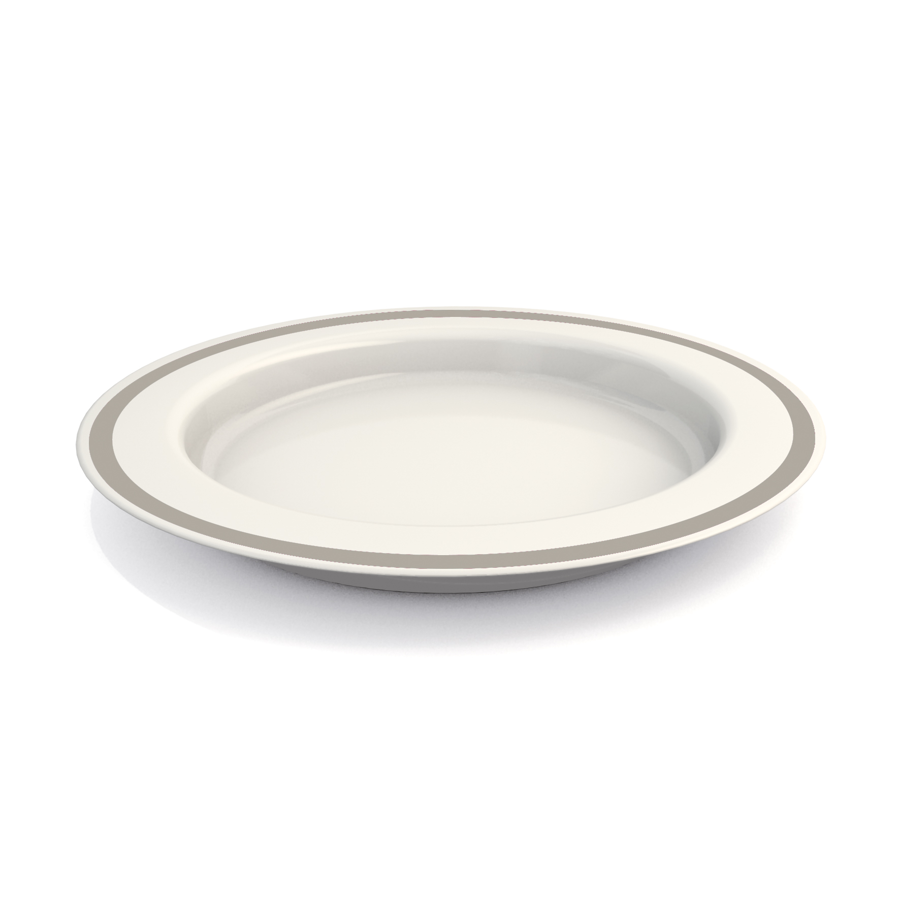 Large plate with sloped base