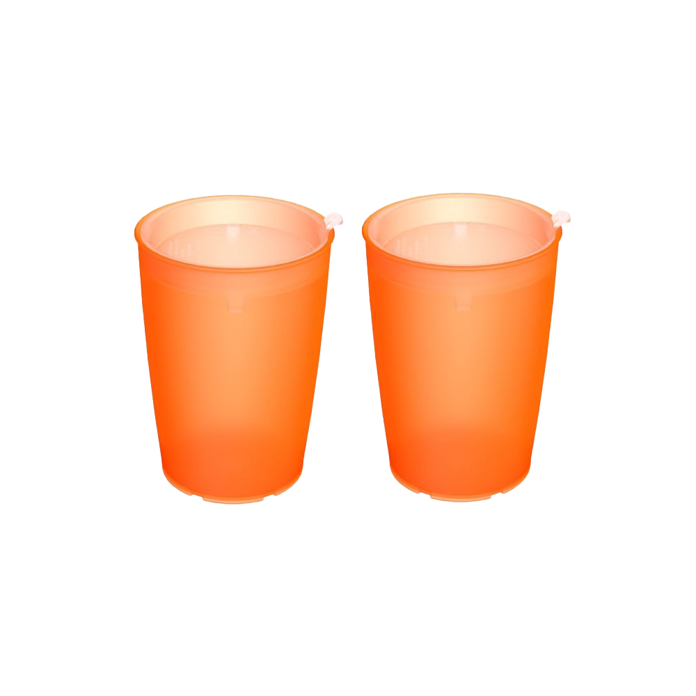 2er set cup scale with discreet drinking lid