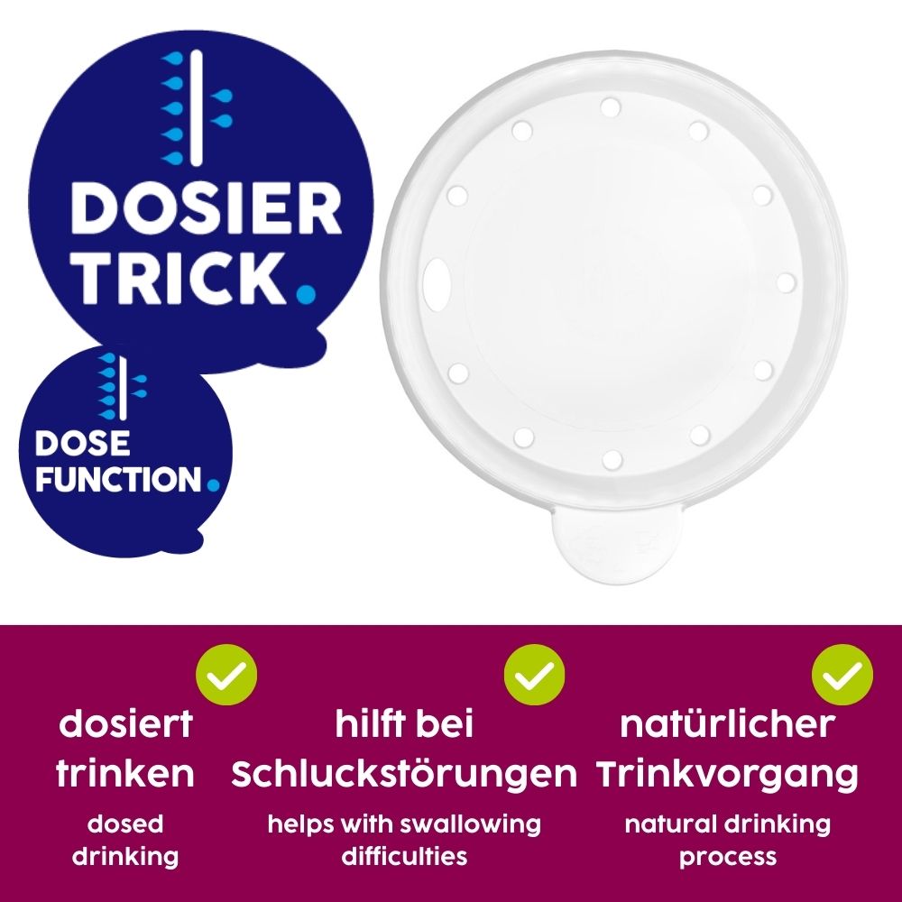 Therapeutic drinking lid