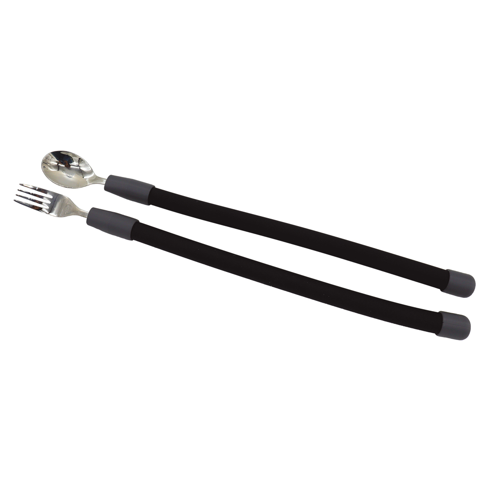 Edelstahl-Kinderbesteck-Set mit biegsamem Griff 