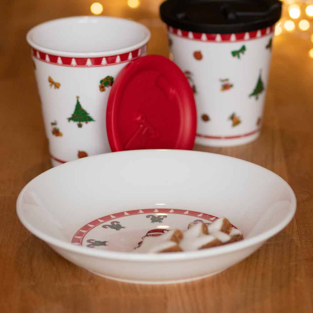 Beilagenteller mit Weihnachtsmotiv Beilagenteller mit Weihnachtsmotiv