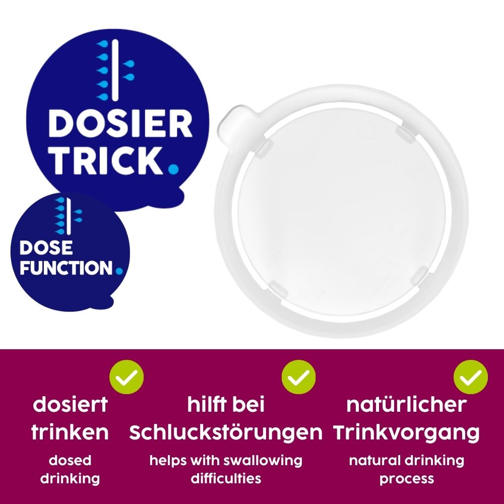 Discreet drinking lid