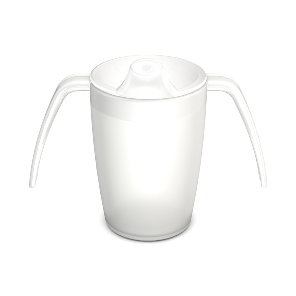2-Henkel-Becher mit Schnabelaufsatz mit kleine Öffnung