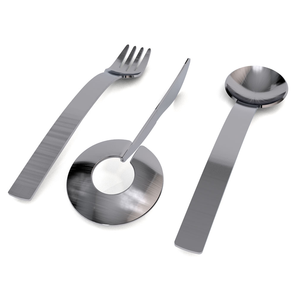 ergonomisches Besteckset