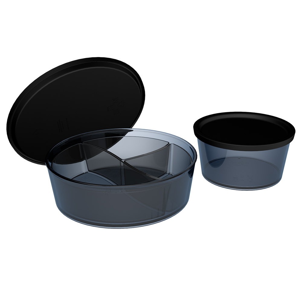 Aufbewahrungs-Set rund