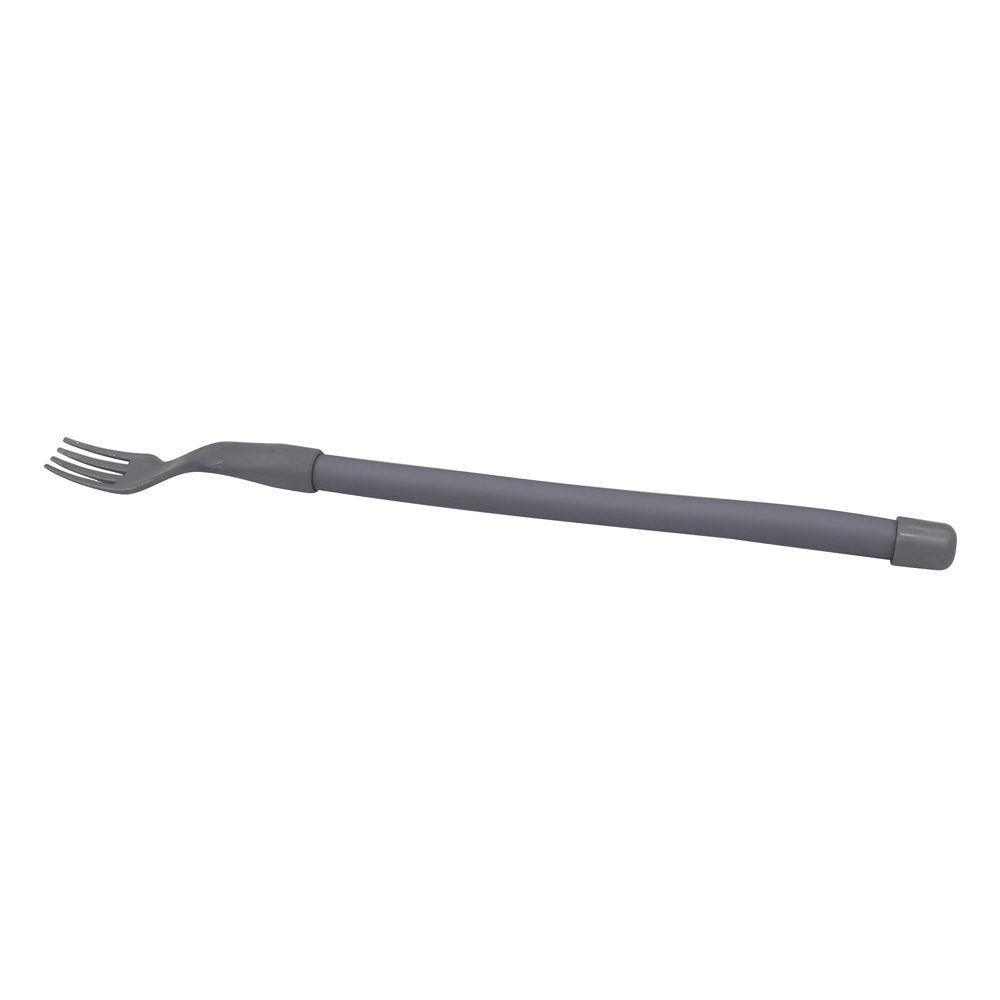 Plastic fork with flexible handle