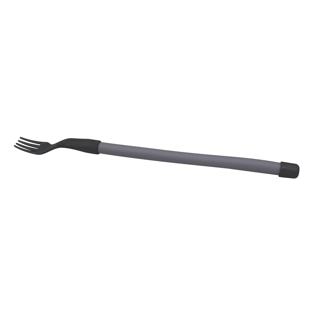 Plastic fork with flexible handle