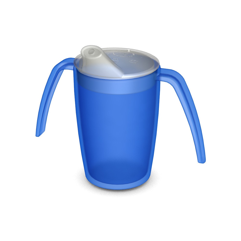 Two Handled Mug 220 ml with Spouted Lid Two Handled Mug 220 ml with Spouted Lid