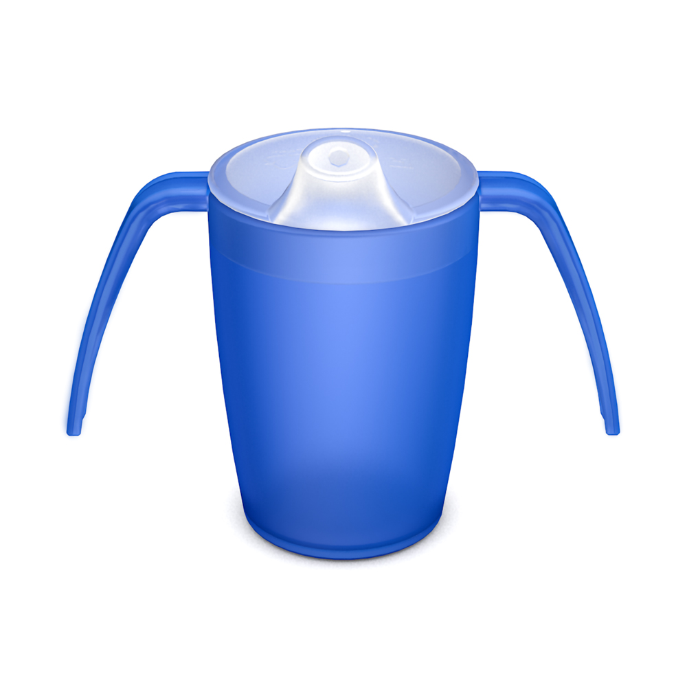 2-Henkel-Becher mit Schnabelaufsatz mit kleiner Öffnung