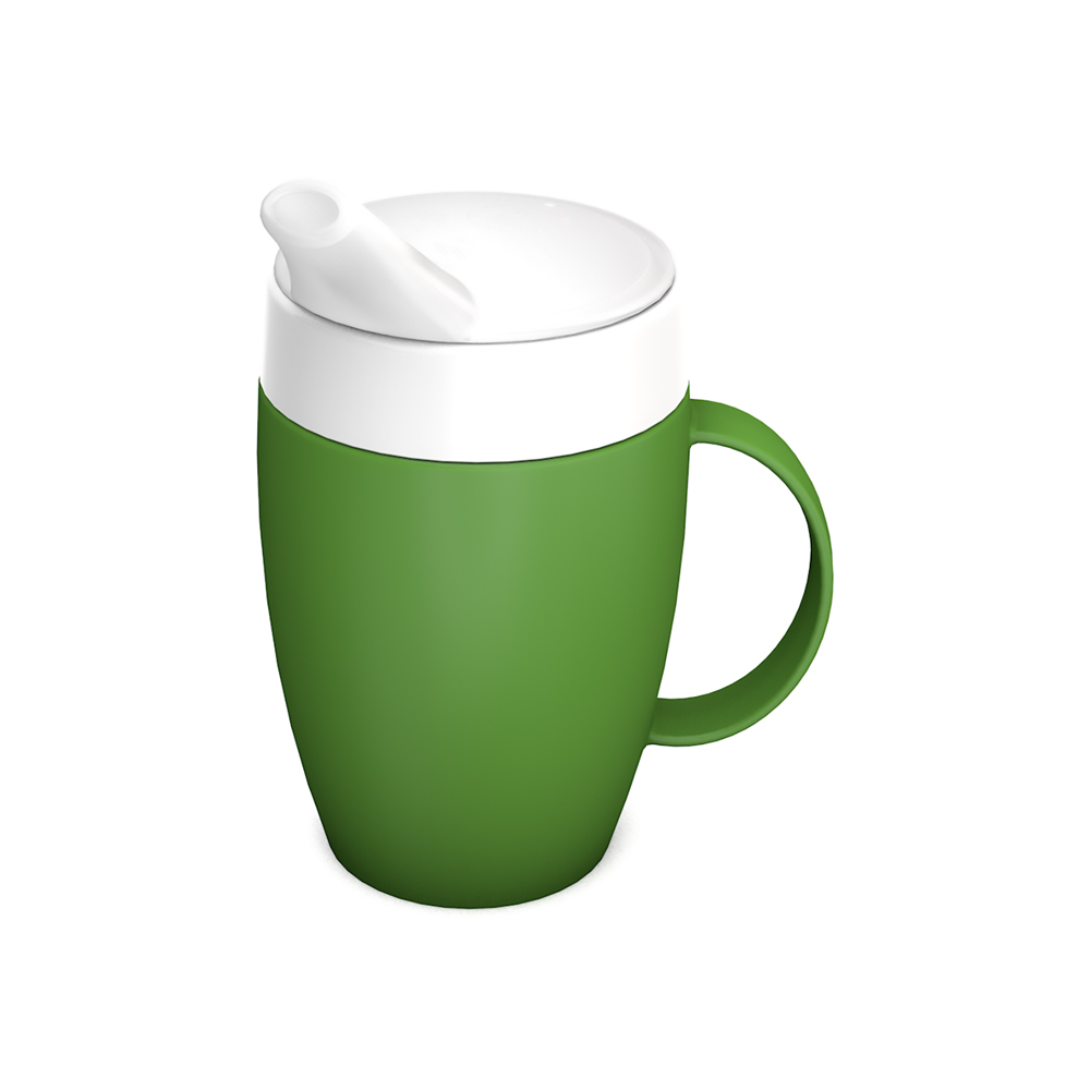 Becher mit Trink-Trick mit Schnabelaufsatz große Öffnung