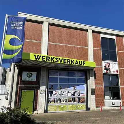ORNAMIN-Standorte-Werksverkauf-Minden ORNAMIN Werksverkauf in Minden Frontansicht