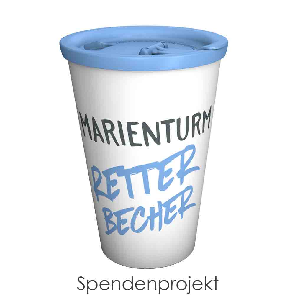 Great Gloria Marienturm Retter-Becher mit Trinkdeckel