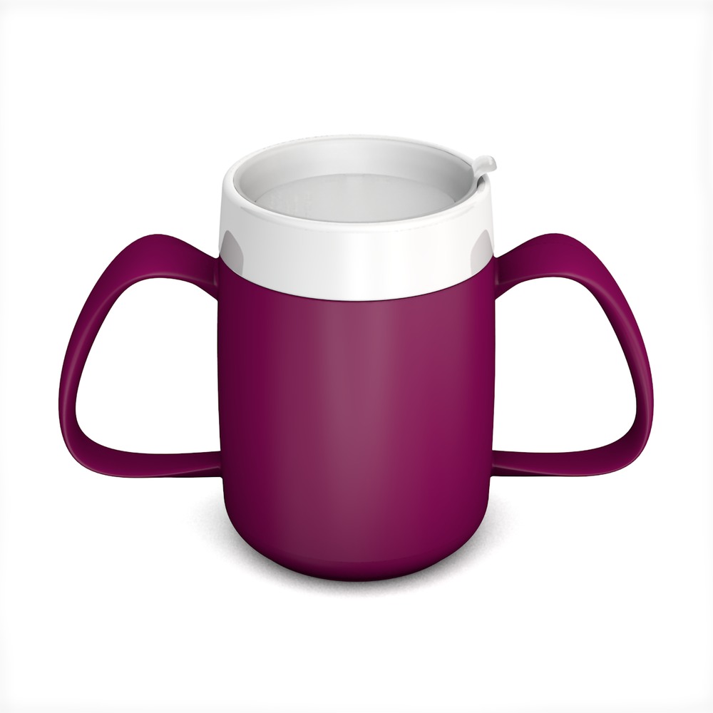 Two handled mug with internal cone