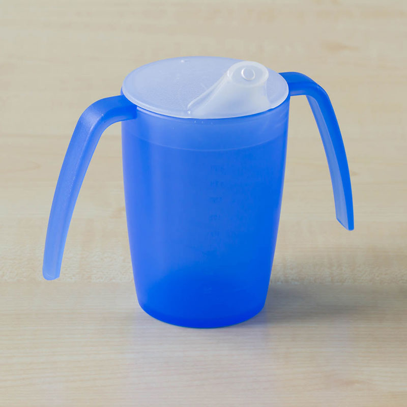 Two Handled Mug 220 ml with Spouted Lid Two Handled Mug 220 ml with Spouted Lid