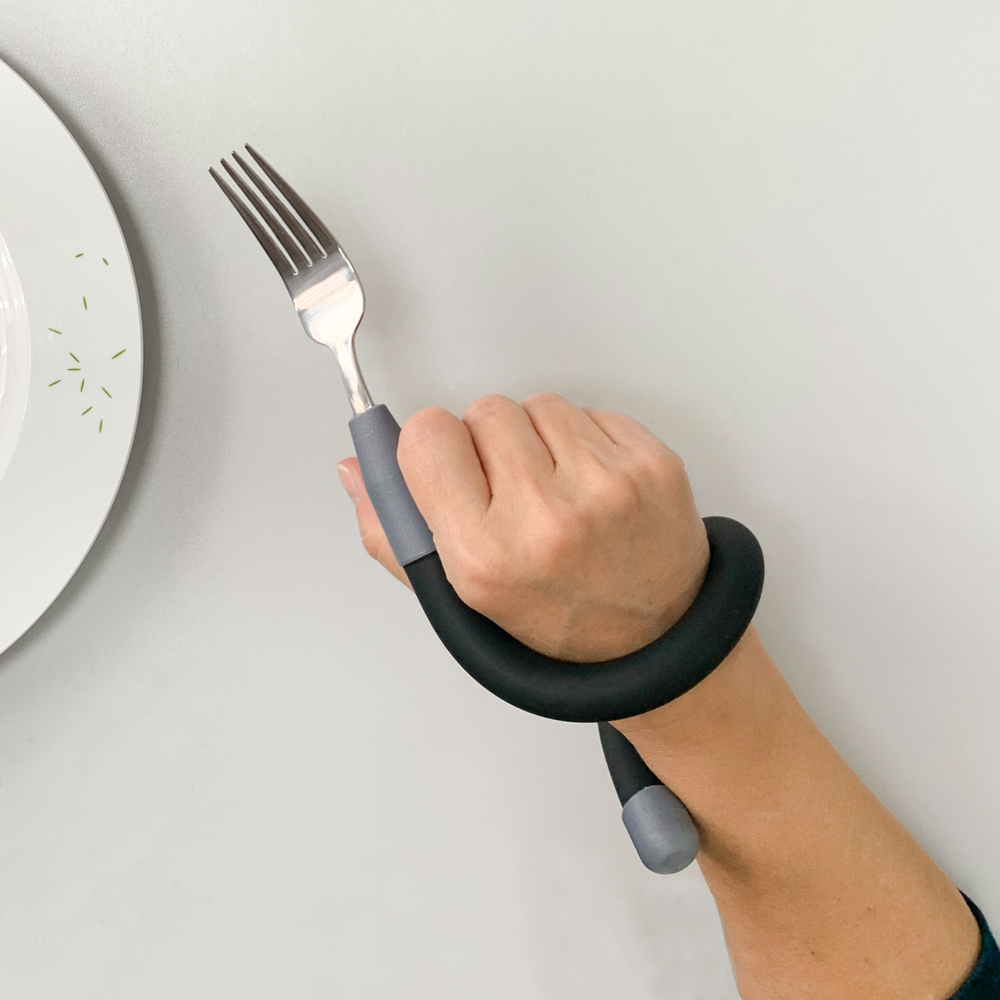 Ergonomische Gabel biegsam – selbstständig essen erleichtern