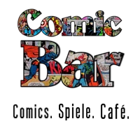 Das Logo von der Comic Bar