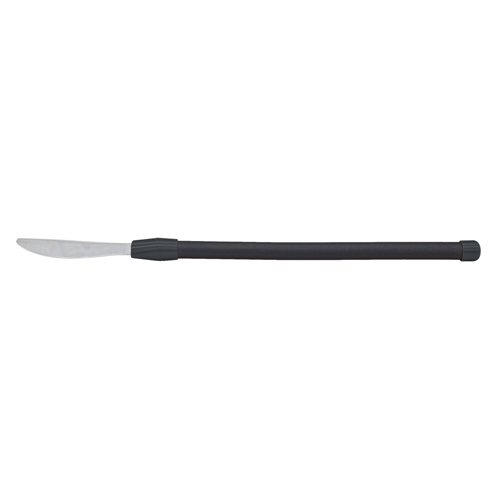 Biegsames Messer mit verlängertem Griff, schwarz