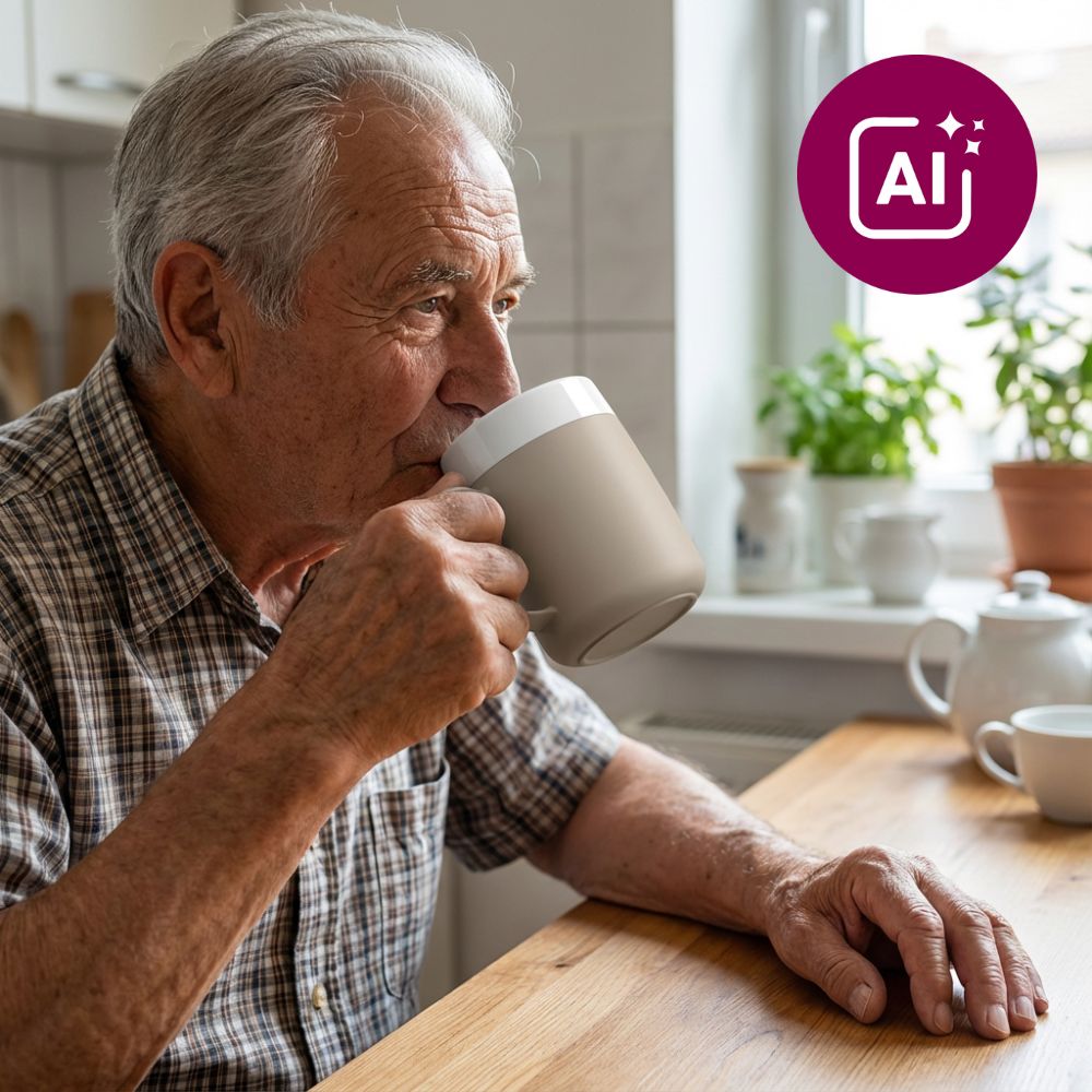 Becher mit Trink-Trick