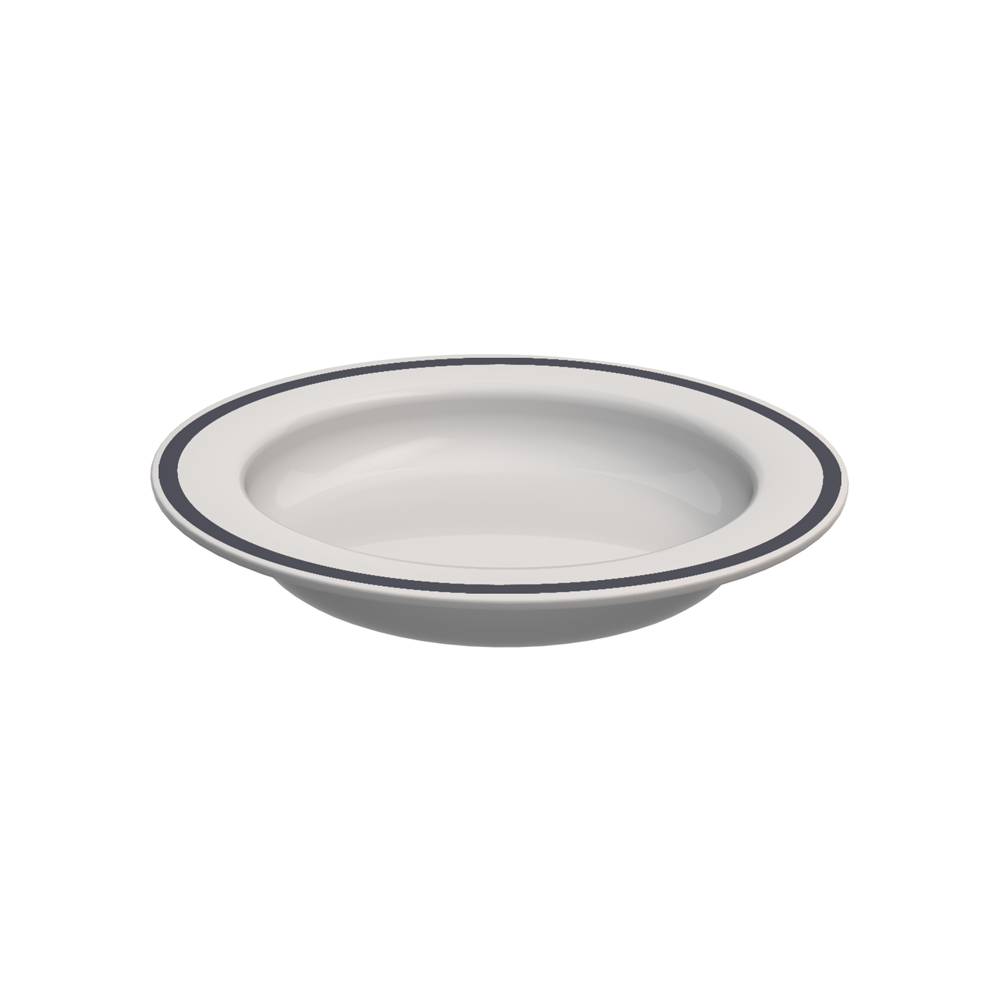 Small plate with sloped base