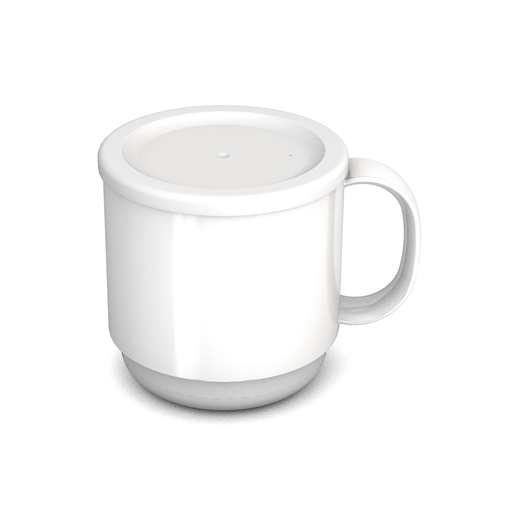 Kleiner Henkelbecher Klassik Plus mit Deckel