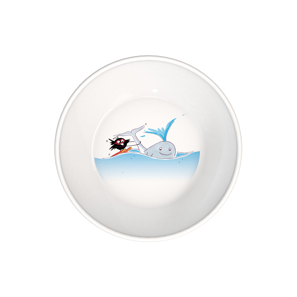 Soup plate with a children's design