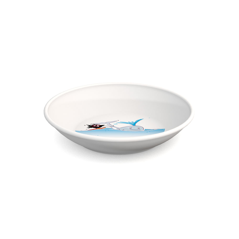 Soup plate with a children's design