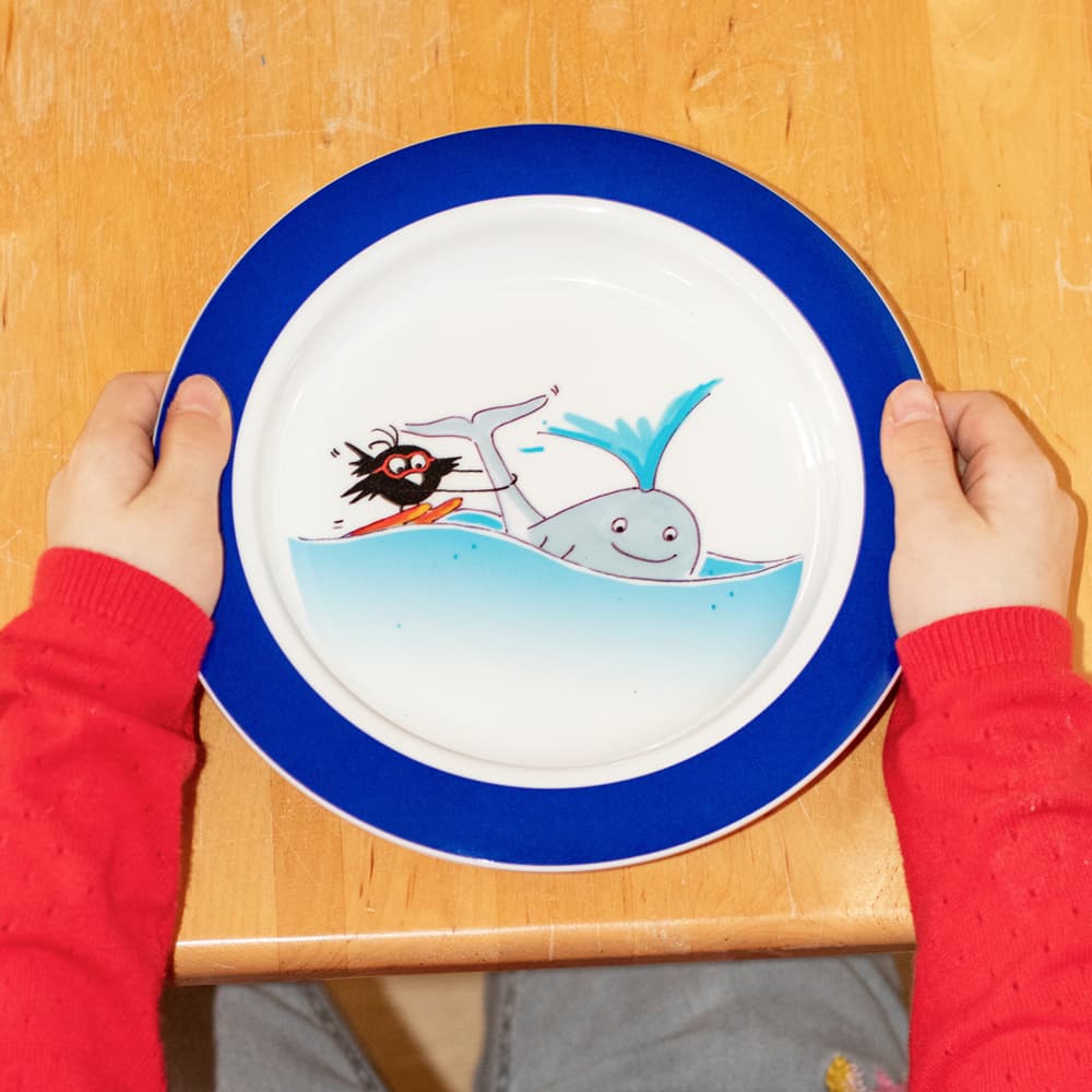 Children's tableware set sloped base Children's tableware set sloped base