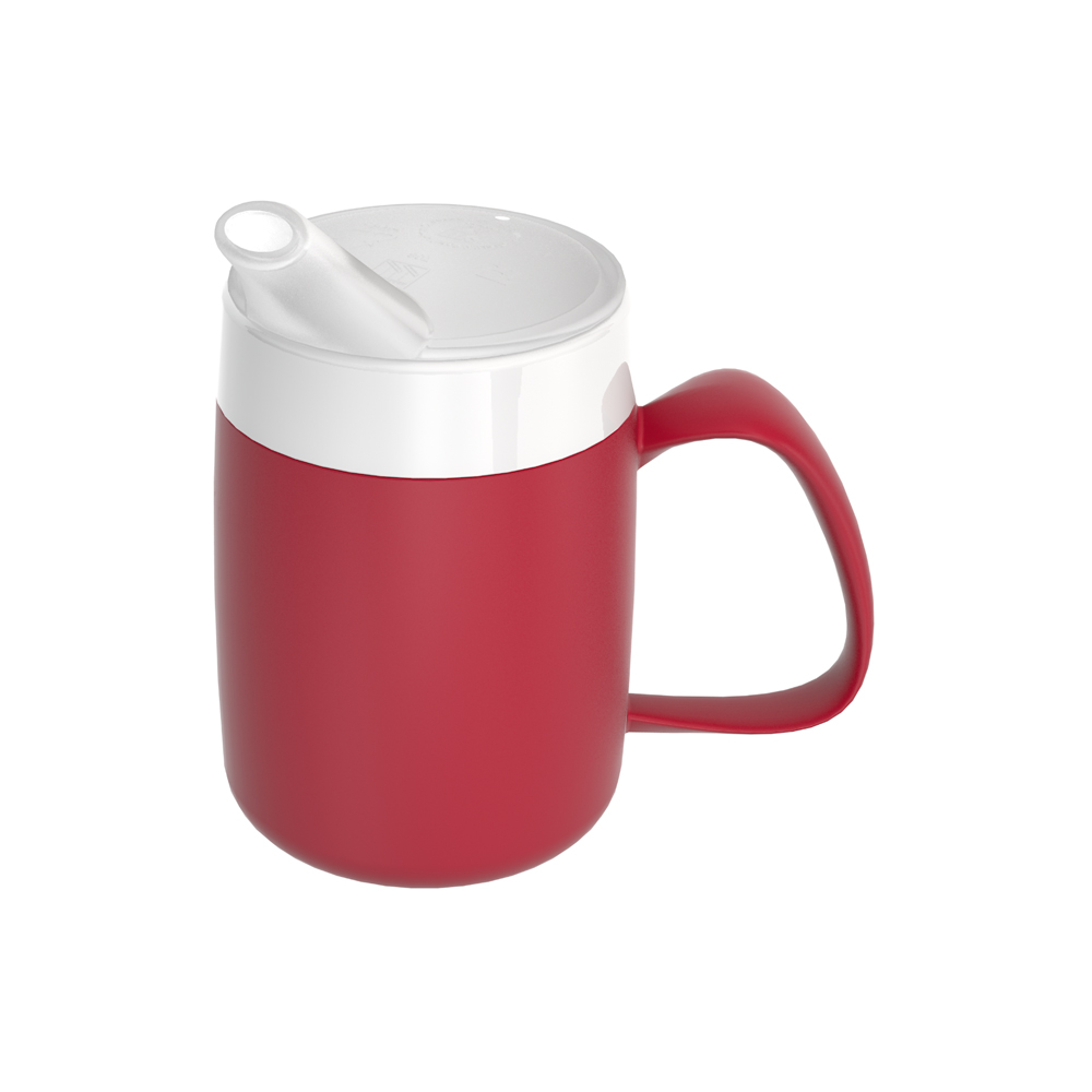 Becher mit Doppelwand und Schnabelaufsatz große Öffnung Becher mit Doppelwand und Schnabelaufsatz große Öffnung