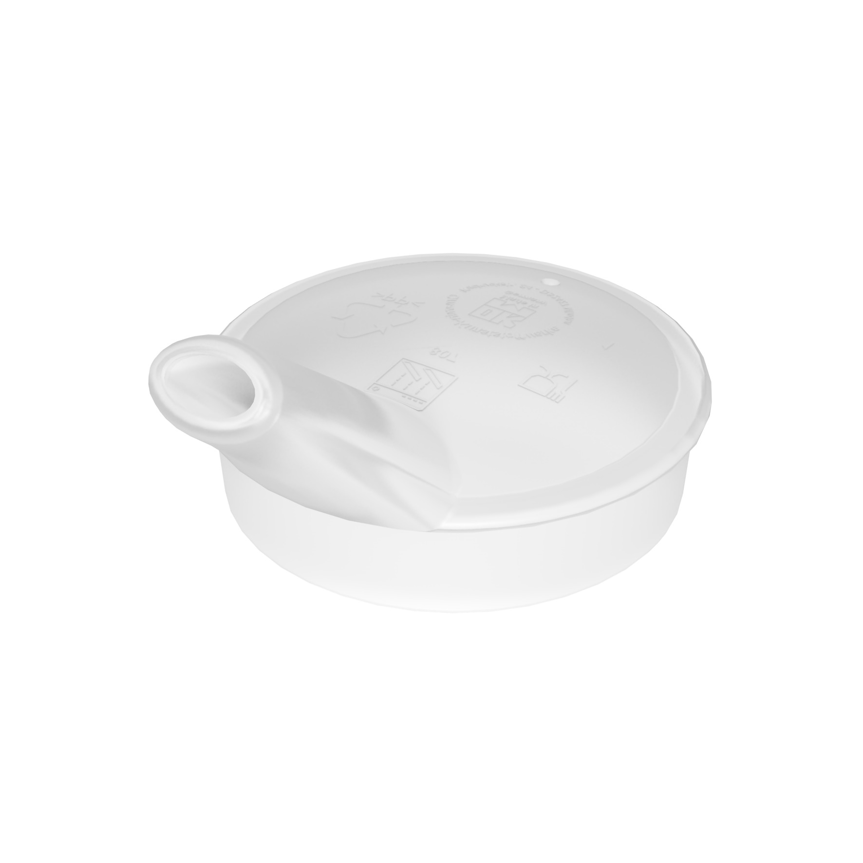 Becher mit Antirutsch-Trick Blume mit Schnabelaufsatz mit großer Öffnung