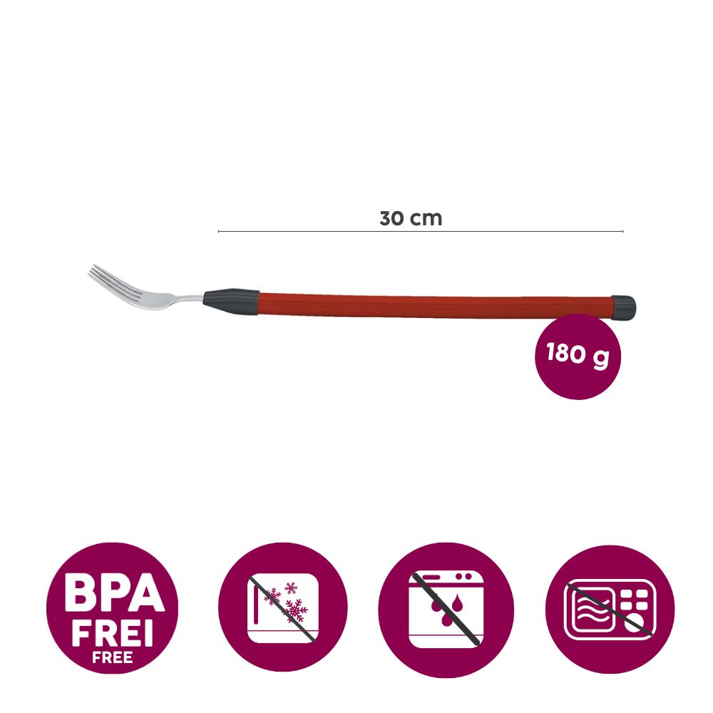 Edelstahl Gabel mit biegsamem Griff