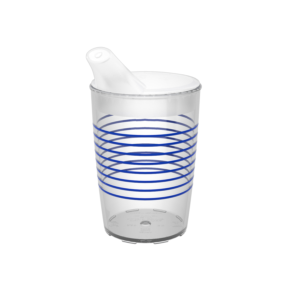 Non-slip cup with rings