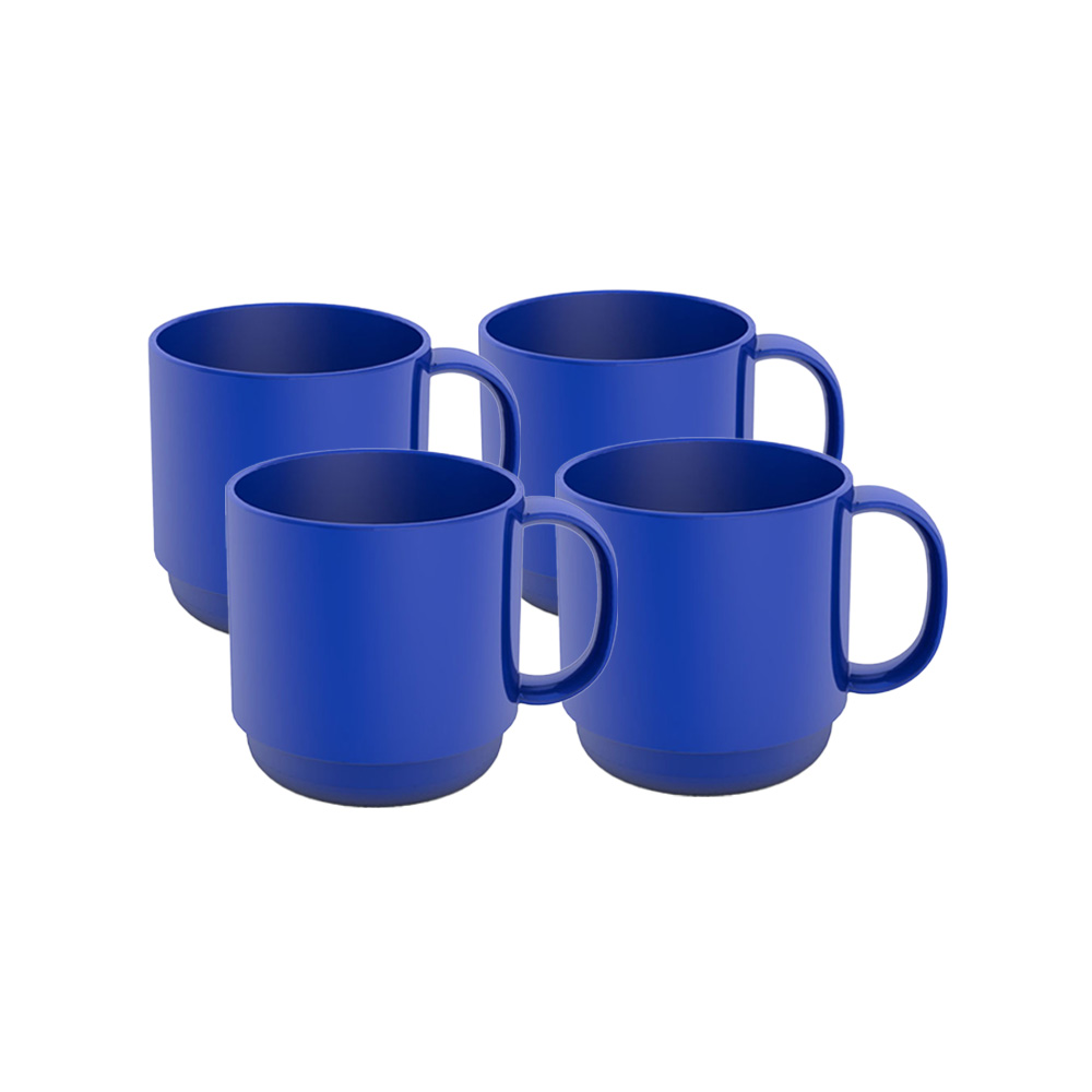 4er kleiner Henkelbecher Set