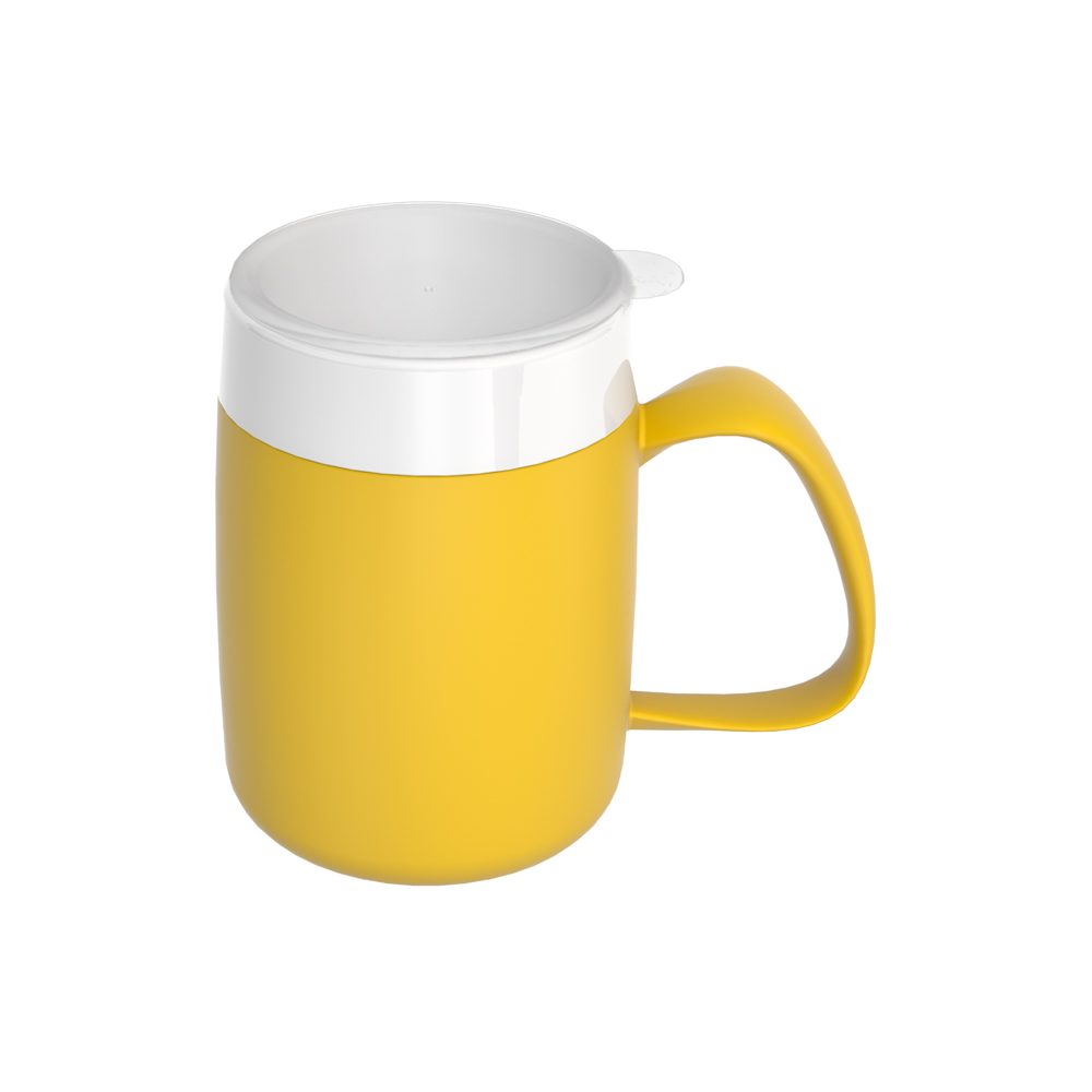 Becher mit Doppelwand mit geschlossenem Aufsatz