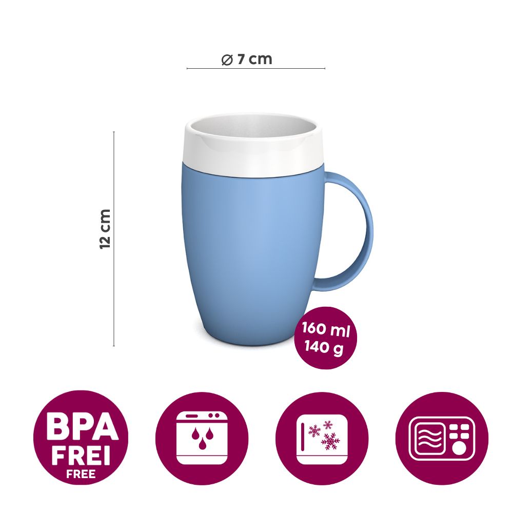 Becher mit Trink-Trick