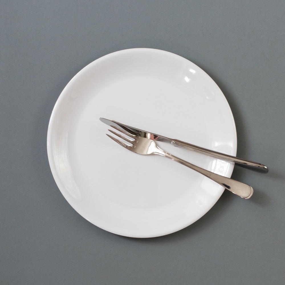 Speiseteller puristisch