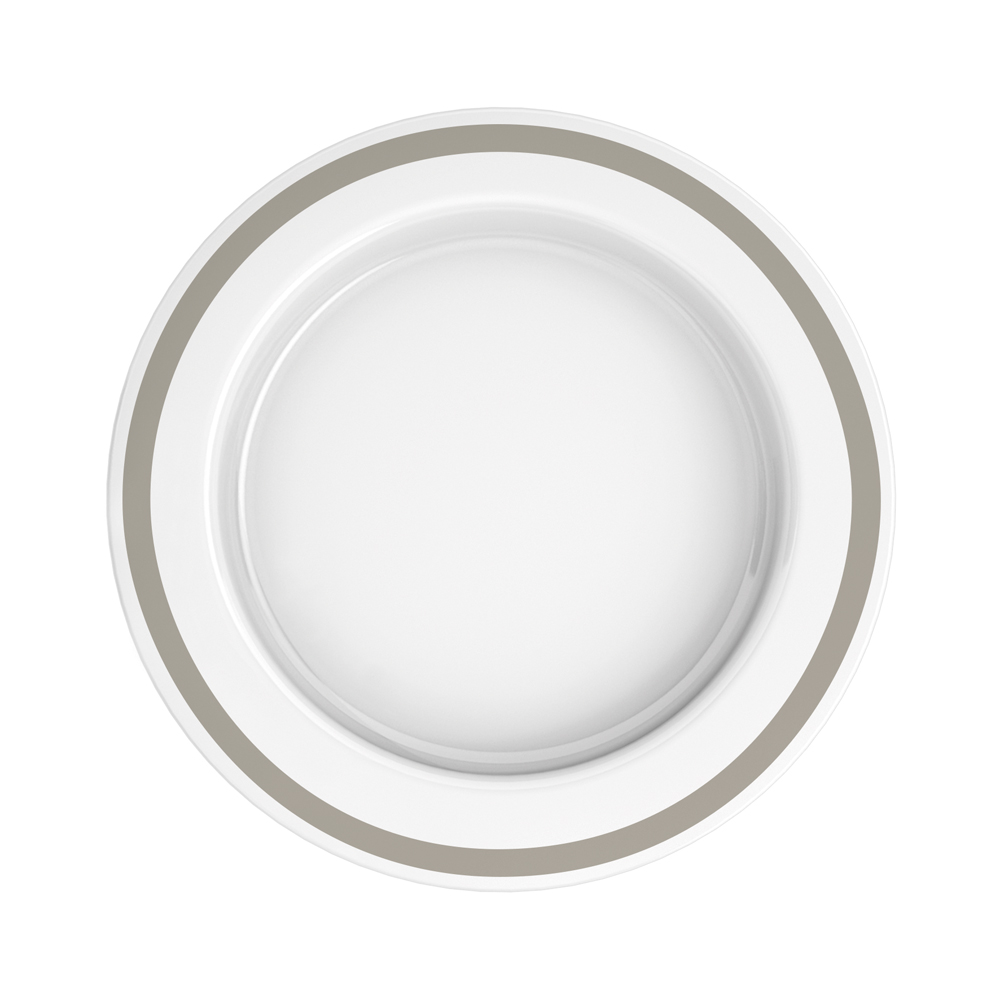 Large plate with sloped base