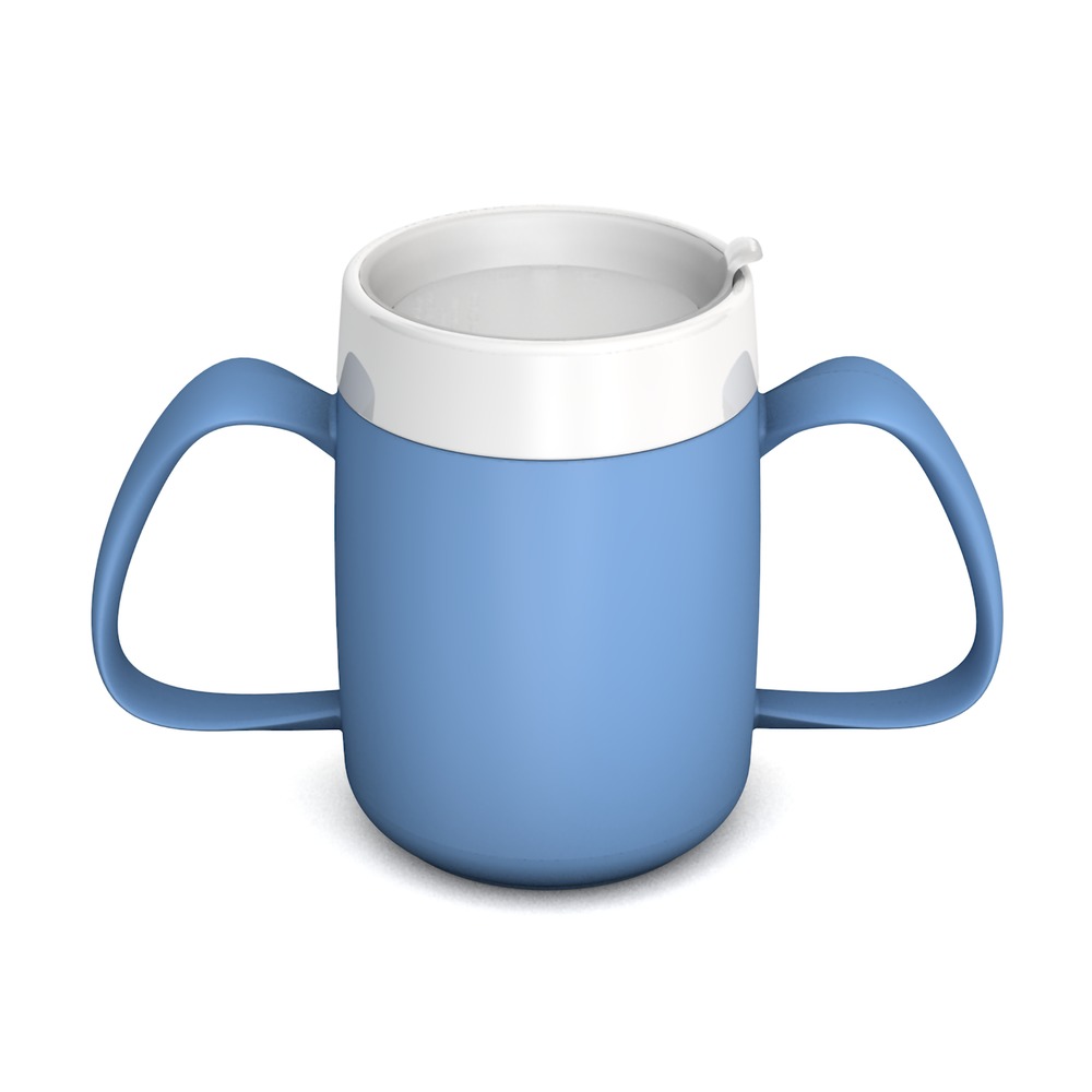 Two handled mug with internal cone