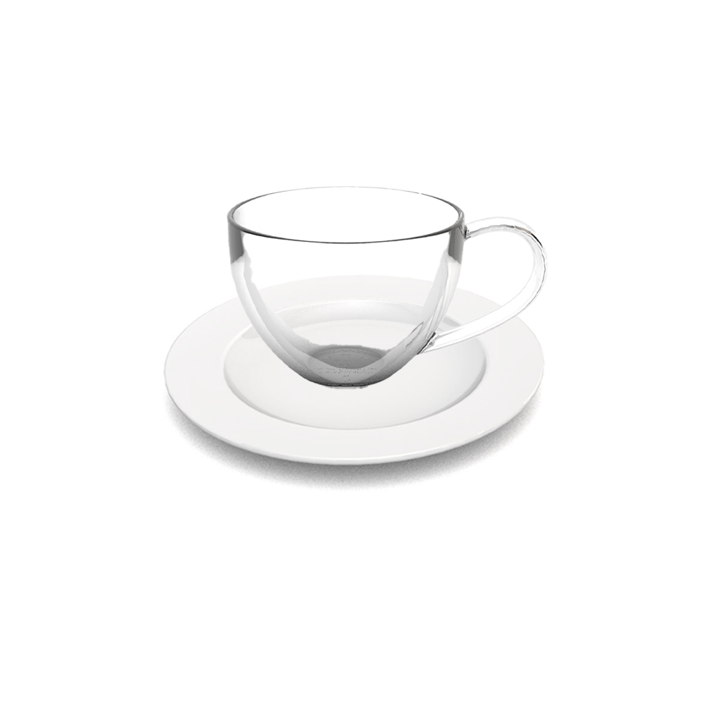 Set aus Tasse und Untertasse