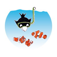 Dessertteller mit Kindermotiv