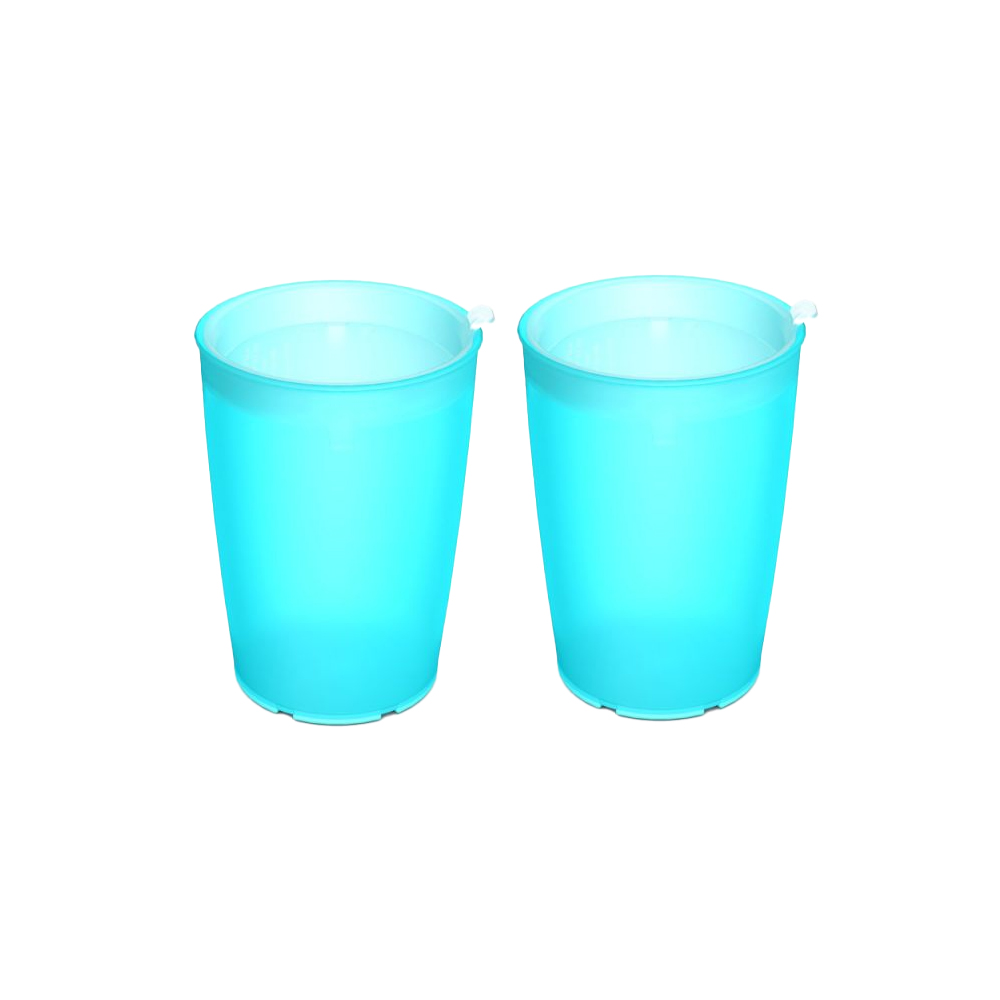 2er Set Pflegebecher mit unauffälligem Trinkaufsatz