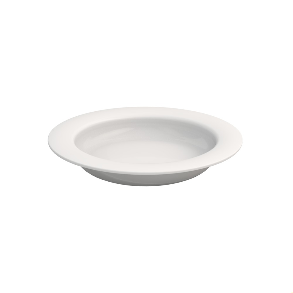 Small plate with sloped base 