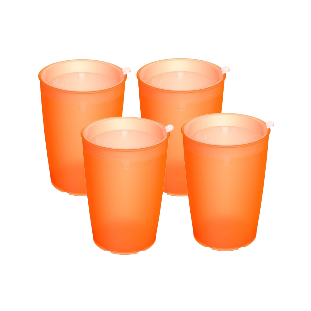 4er set up scale with discreet drinking lid