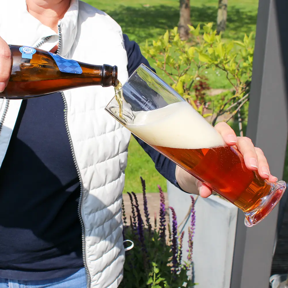 Glass for wheat beer Glass for wheat beer