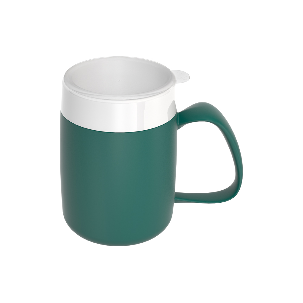 Becher mit Trink-Trick mit geschlossenem Aufsatz