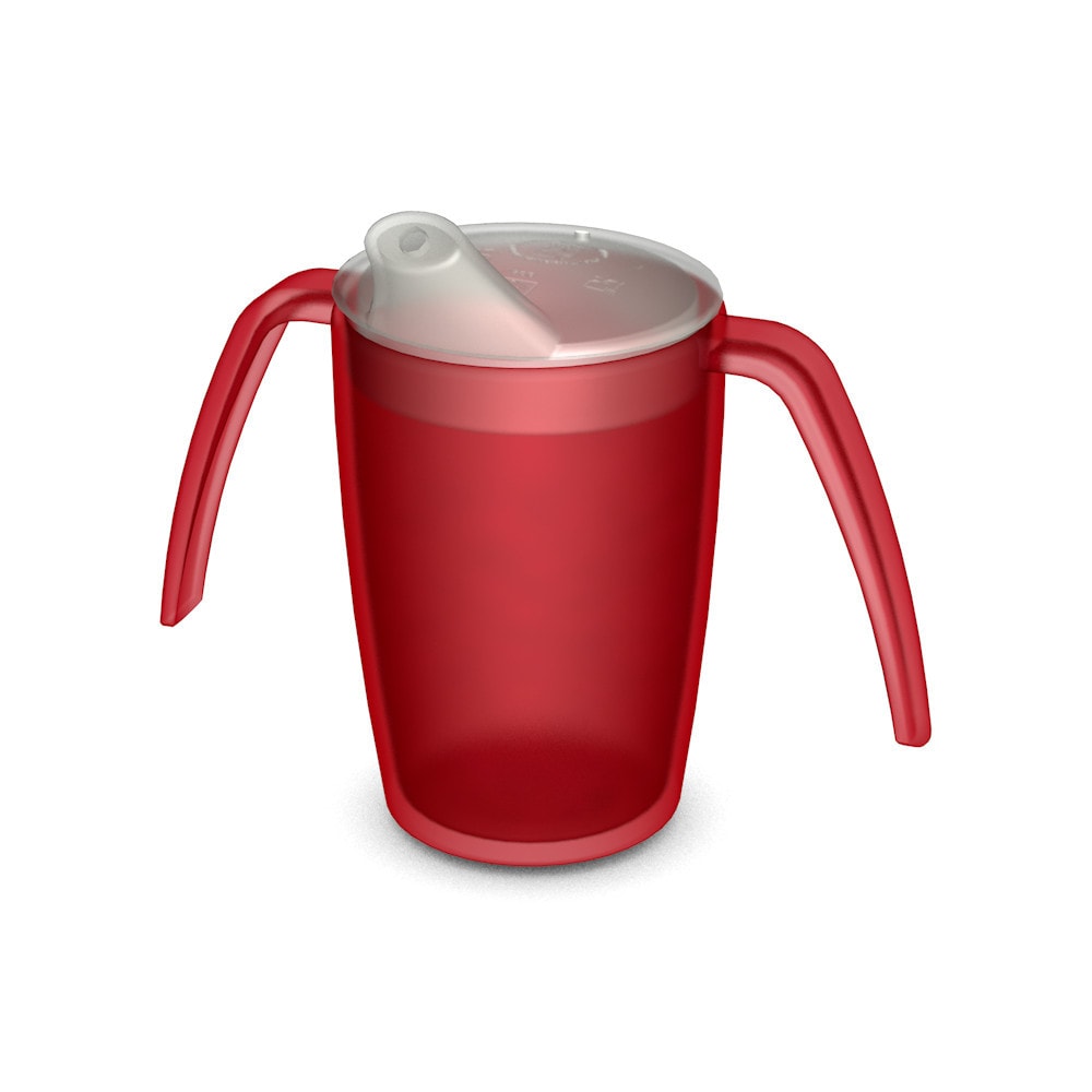Two Handled Mug 220 ml with Spouted Lid Two Handled Mug 220 ml with Spouted Lid