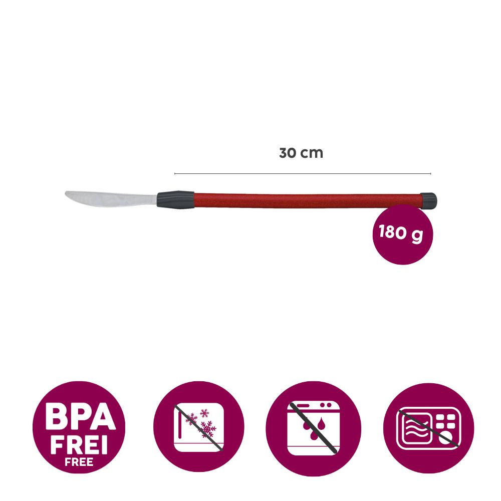 Edelstahl Messer mit biegsamem Griff