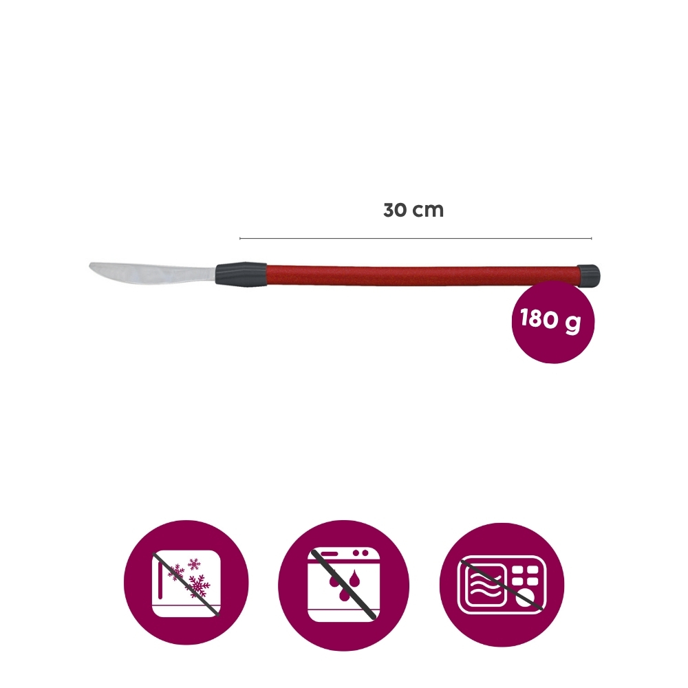 Edelstahl Messer mit biegsamem Griff