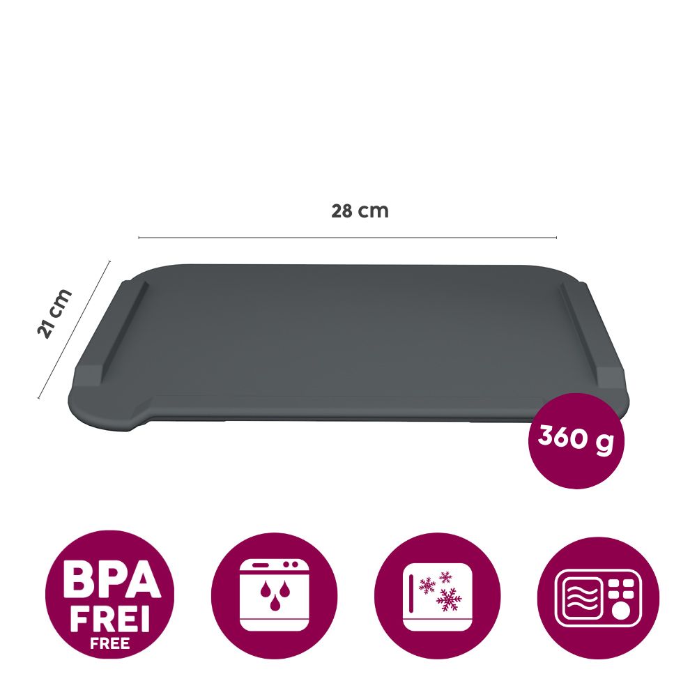 Großes Essbrettchen mit Zubereitungshilfe