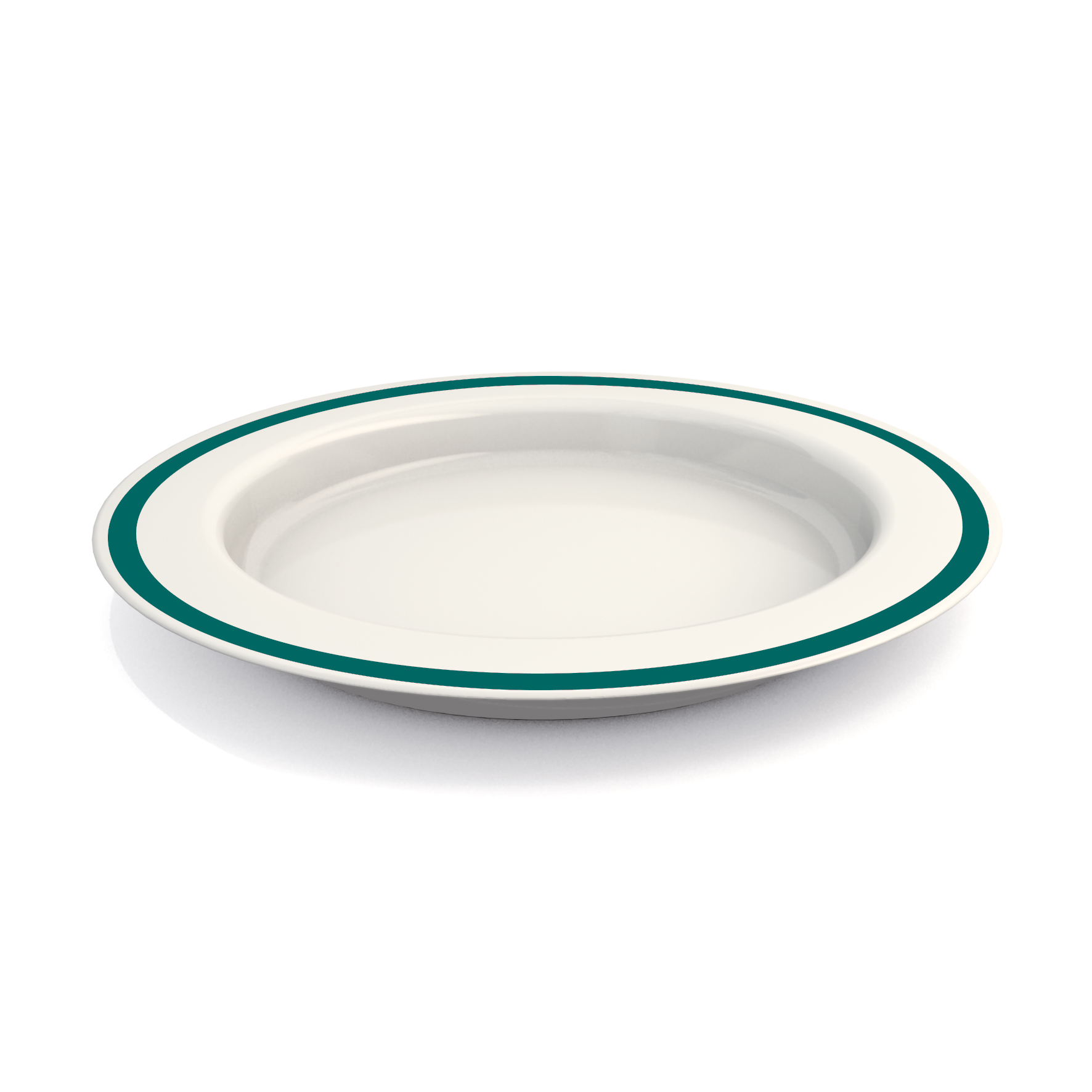 Large plate with sloped base